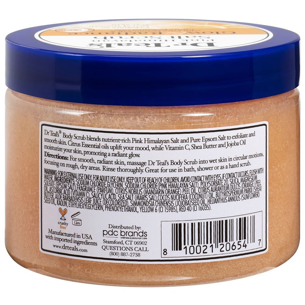 Dr Teal's - Epsom Salt Body Scrub Vitamin C - 454g