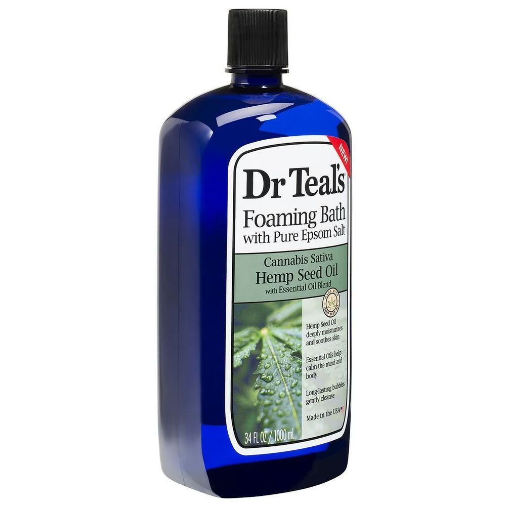 Dr Teal'S - Foaming Bath Cannabis Sativa Hemp Seed Oil - 1000ml