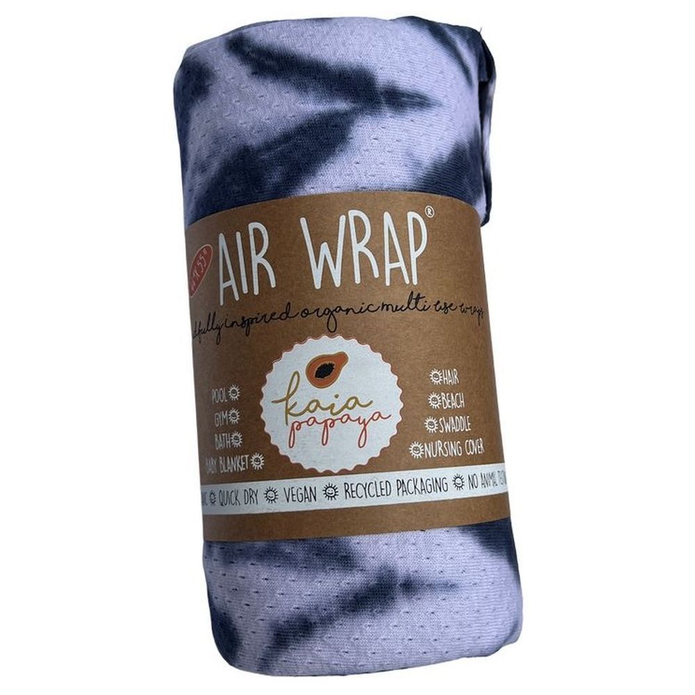 Woombie - Air Wrap Organic Blanket - Indigo White