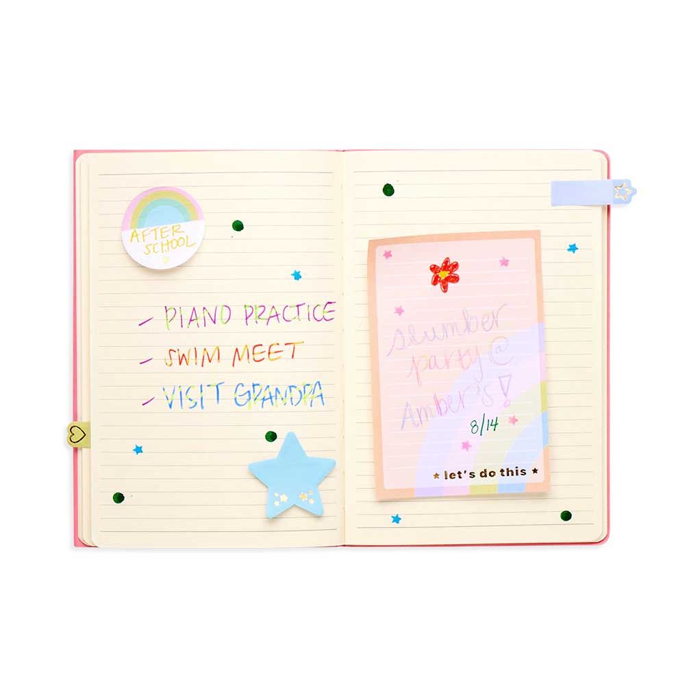 Ooly - Side Notes Sticky Tab Notes Set - Pastel Rainbows