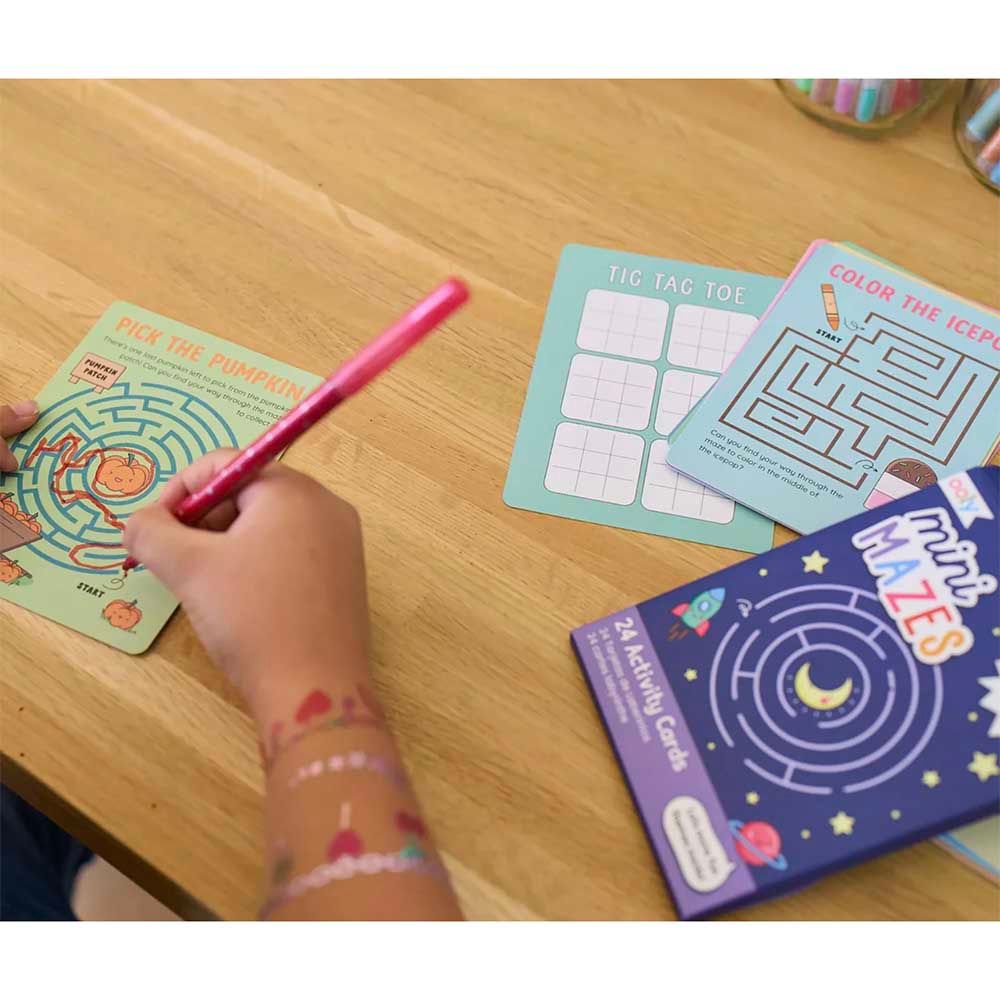 Ooly - Mini Mazes Activity Cards - 24pcs