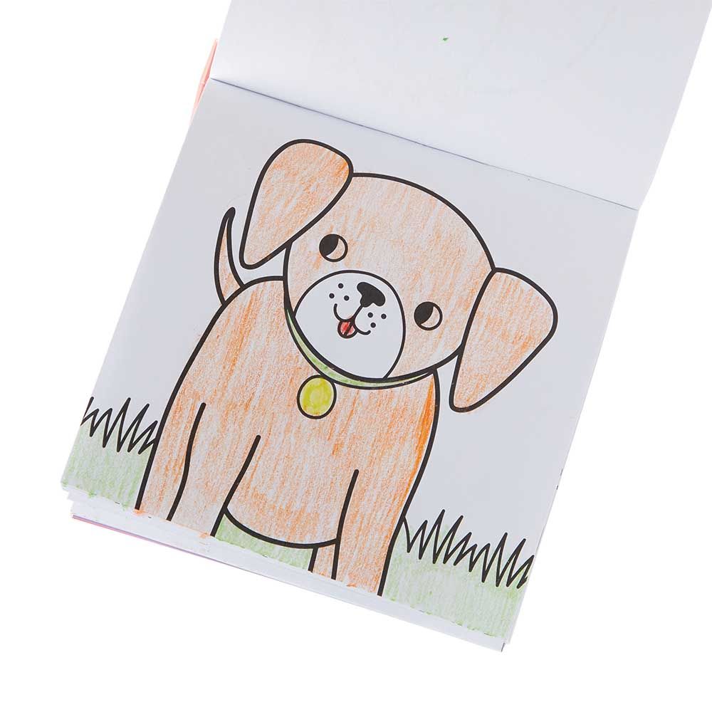 Ooly - Carry Along Crayon And Coloring Book Kit - Pet Pals