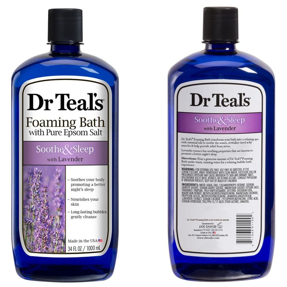 Dr Teal's - Foaming Bath Soothe & Sleep With Lavender - 1000ml