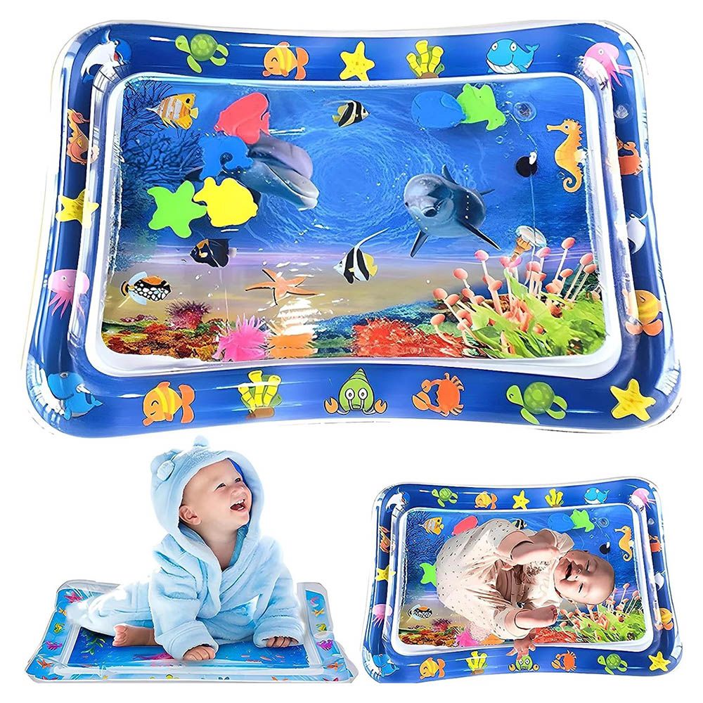 Buddiez - Tummy Play Water Mat - Swim with Dolphins