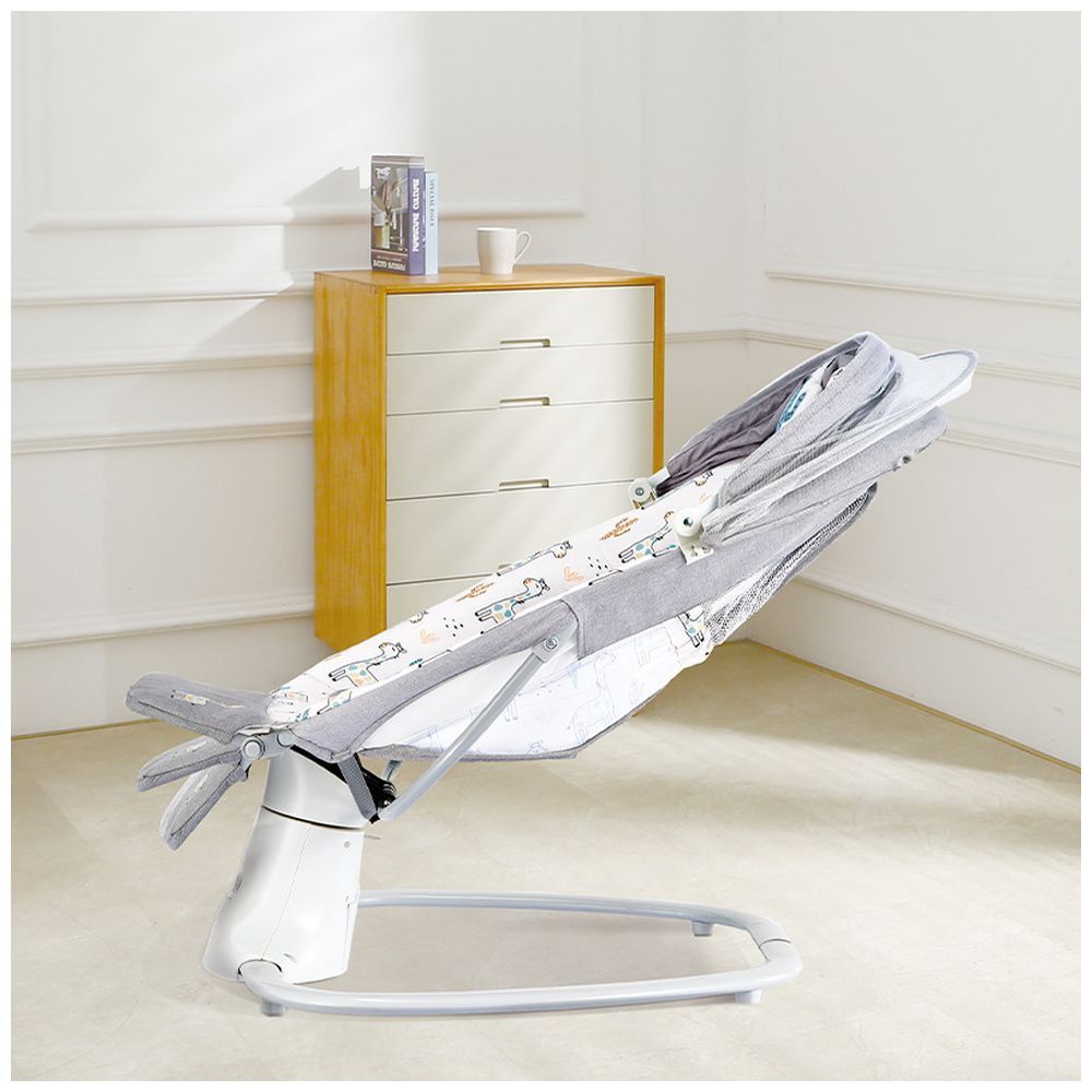 Mastela - 3-In-1 Baby Swing Bassinet Cradle For Newborn - Cactus - Grey