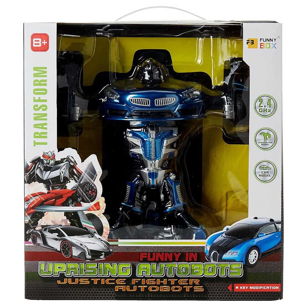 Funny Box - 1/12 Transformer Car - 2.4G - Blue/Silver