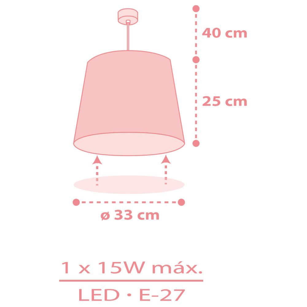 ChildrenLighting - Star Light Teenage Pendant Lamp - Pink