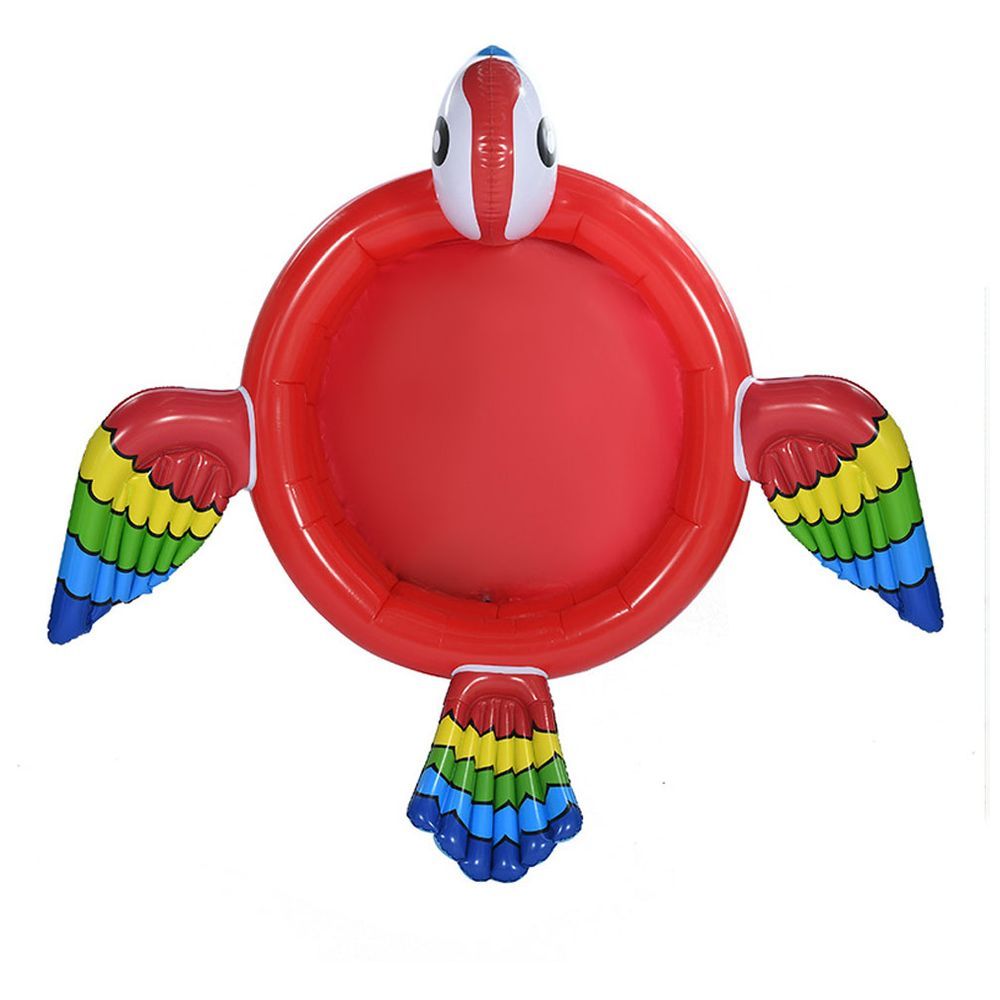 Buddiez - Kids Inflatable Tub - Parrot - Red