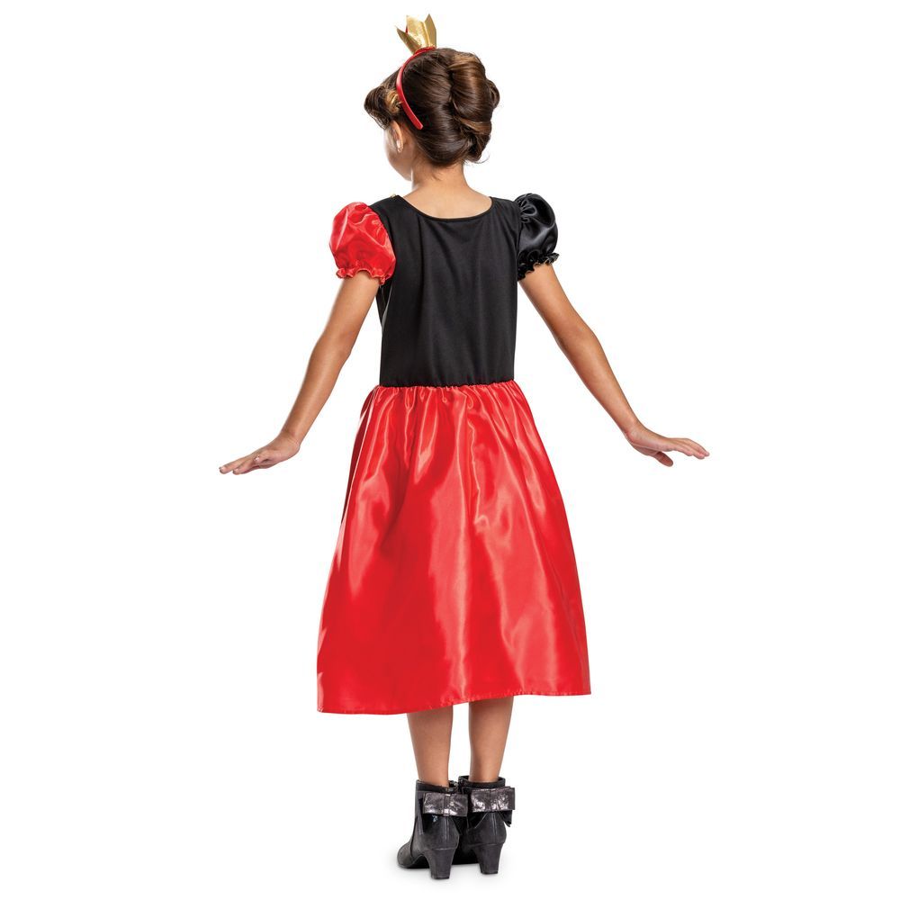 Party Centre - Queen Of Hearts Alice In Wonderland Child Classic Costume - Multicolor