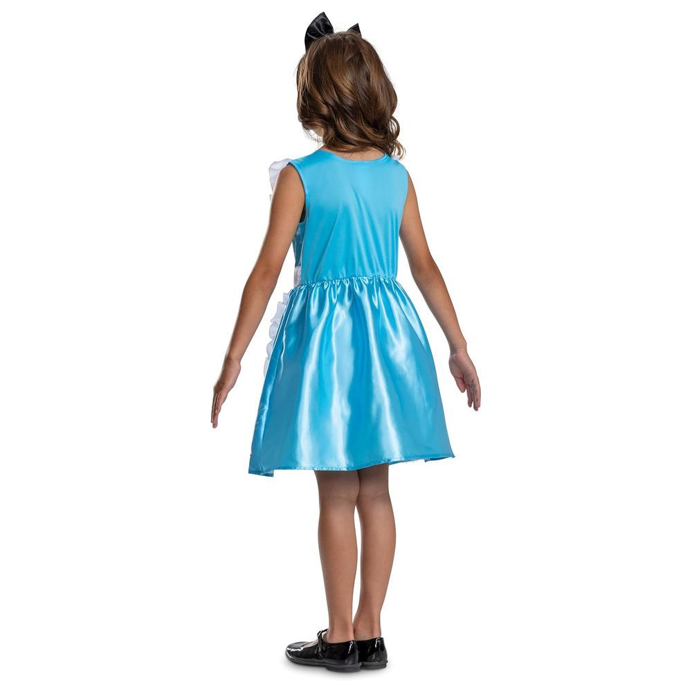 Party Centre - Alice In Wonderland Classic Costume Dress With Headband - Blue