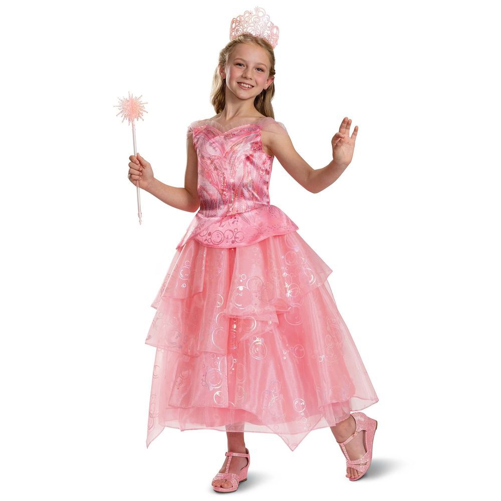 Party Centre - Wicked Glinda Deluxe Costume Dress - Pink