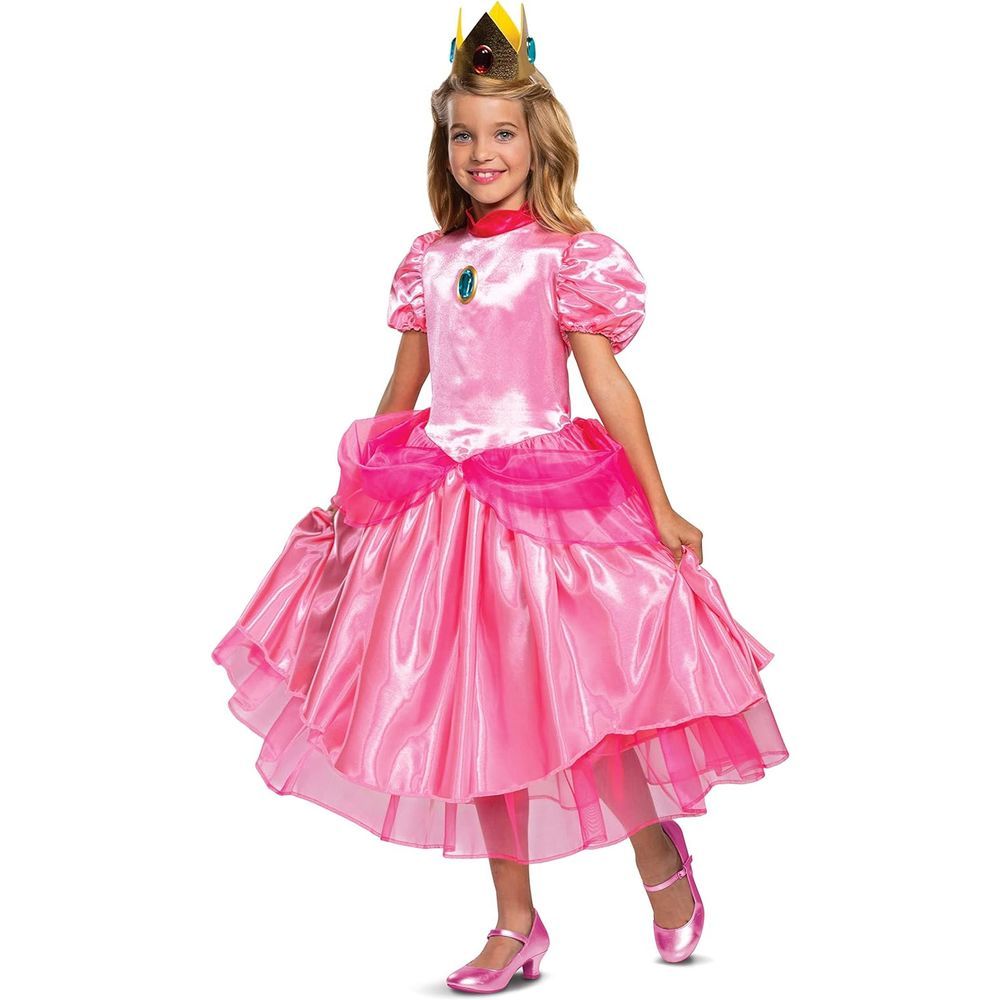 Party Centre - Princess Peach Costume Dress - Pink