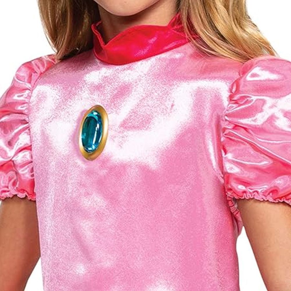 Party Centre - Princess Peach Costume Dress - Pink