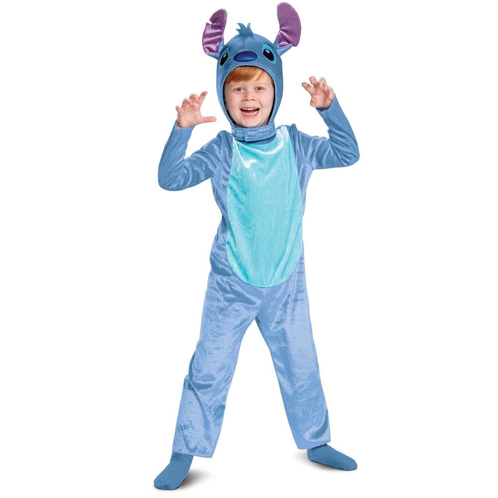 Party Centre - Kid's Disney Stitch Classic Costume - Blue