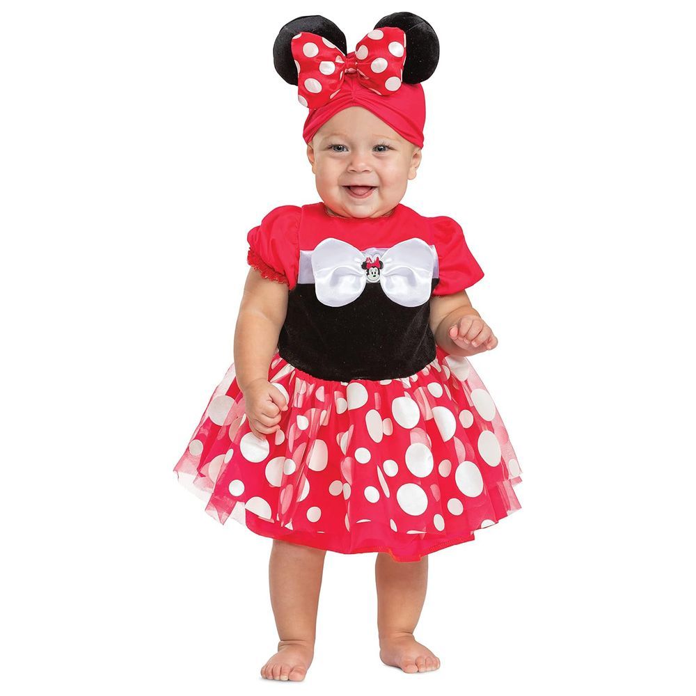 Party Centre - Disney Minnie Mouse Dress - Red