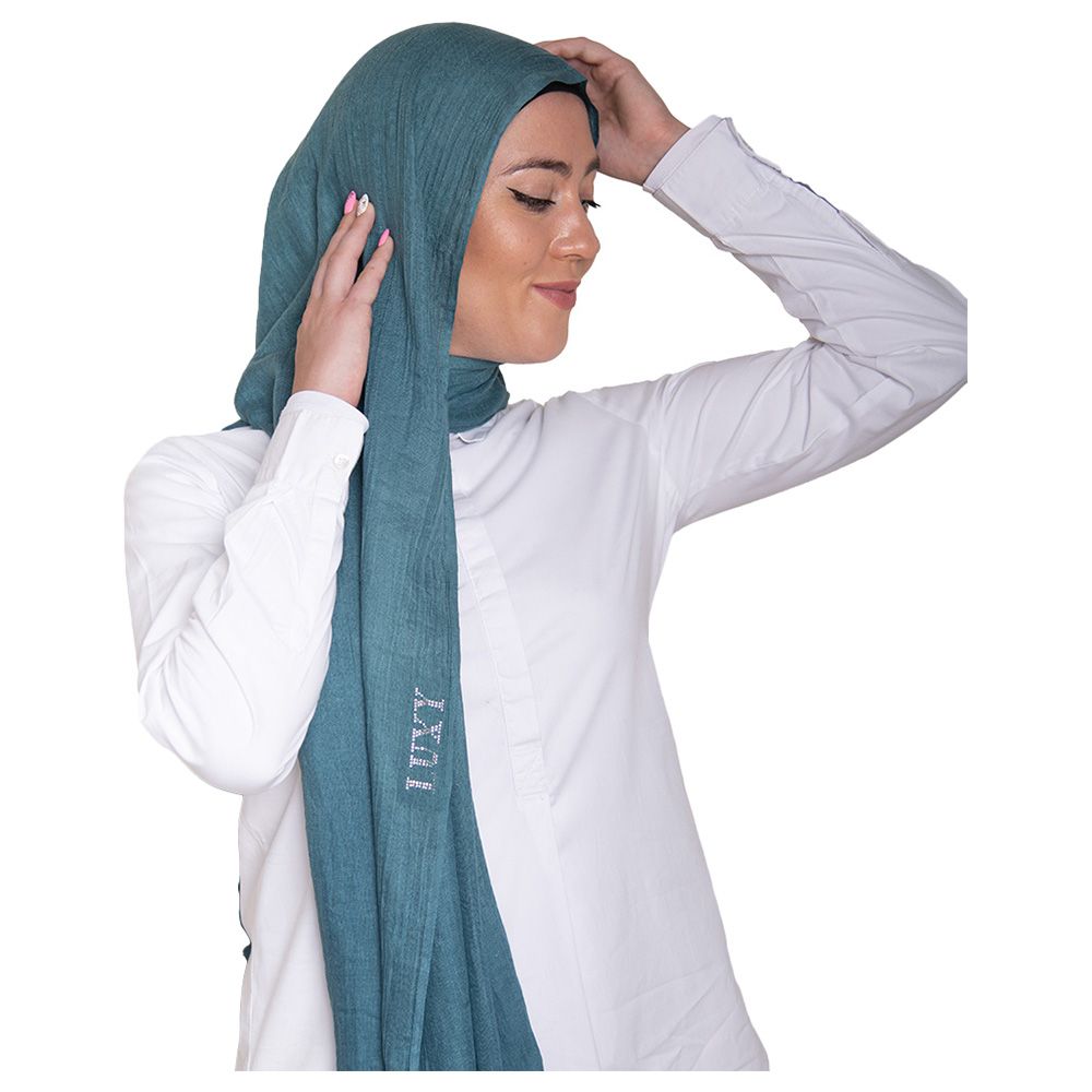 Luxy Hijab - Modal Cotton Hijab - Aqua