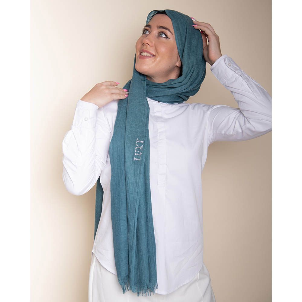 Luxy Hijab - Modal Cotton Hijab - Aqua