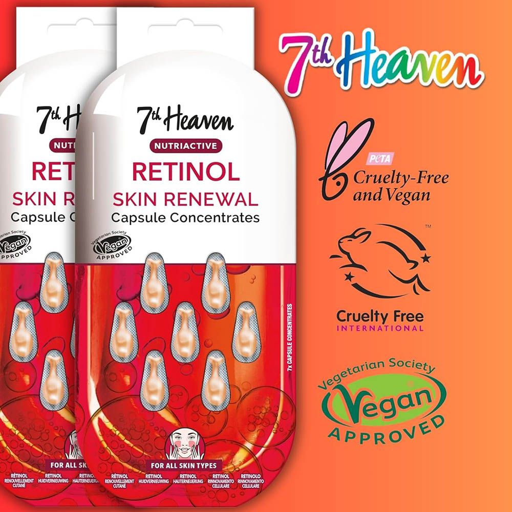 7th Heaven - Nutriactive Skin Renewal Capsule Concentrates - Pack of 7