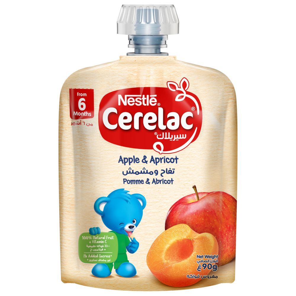 Nestle Cerelac - Apple & Apricot Puree - 90 g