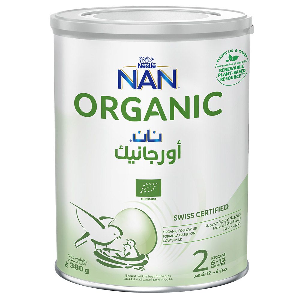 Nan - Organic Stage 2 Follow-Up Formula - 6-12M - 380 g