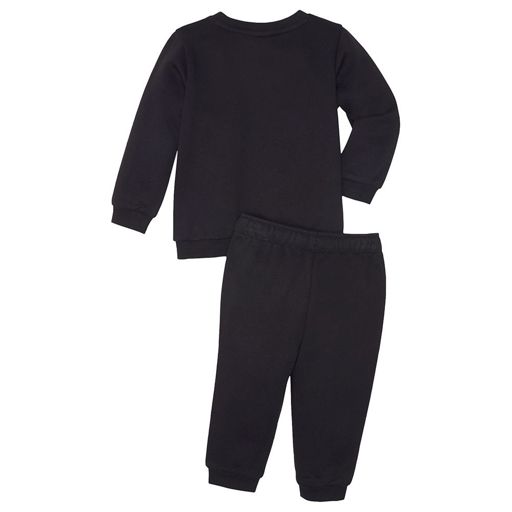 Puma - 2pc-Set - Minicats Ess Crew Cotton Tracksuit - Black