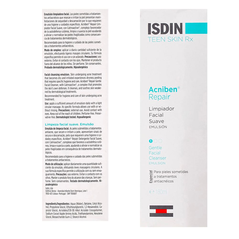 Isdin - Acniben Rx Cleansing Emulsion Cream - 180 ml