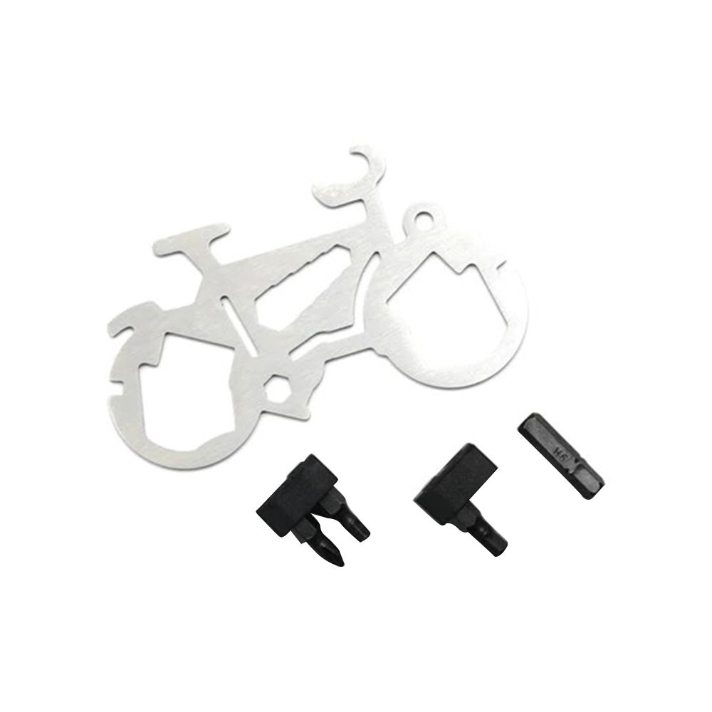 Gentlemen's Hardware - Mini Bicycle Multi-Tool - Silver/Black