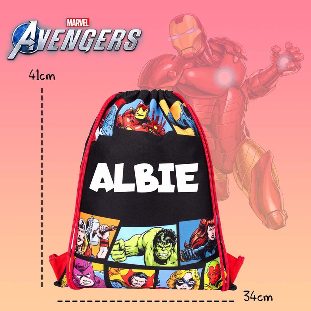 Fringoo - Personalized Drawstring Bag - Avengers - 16-inch