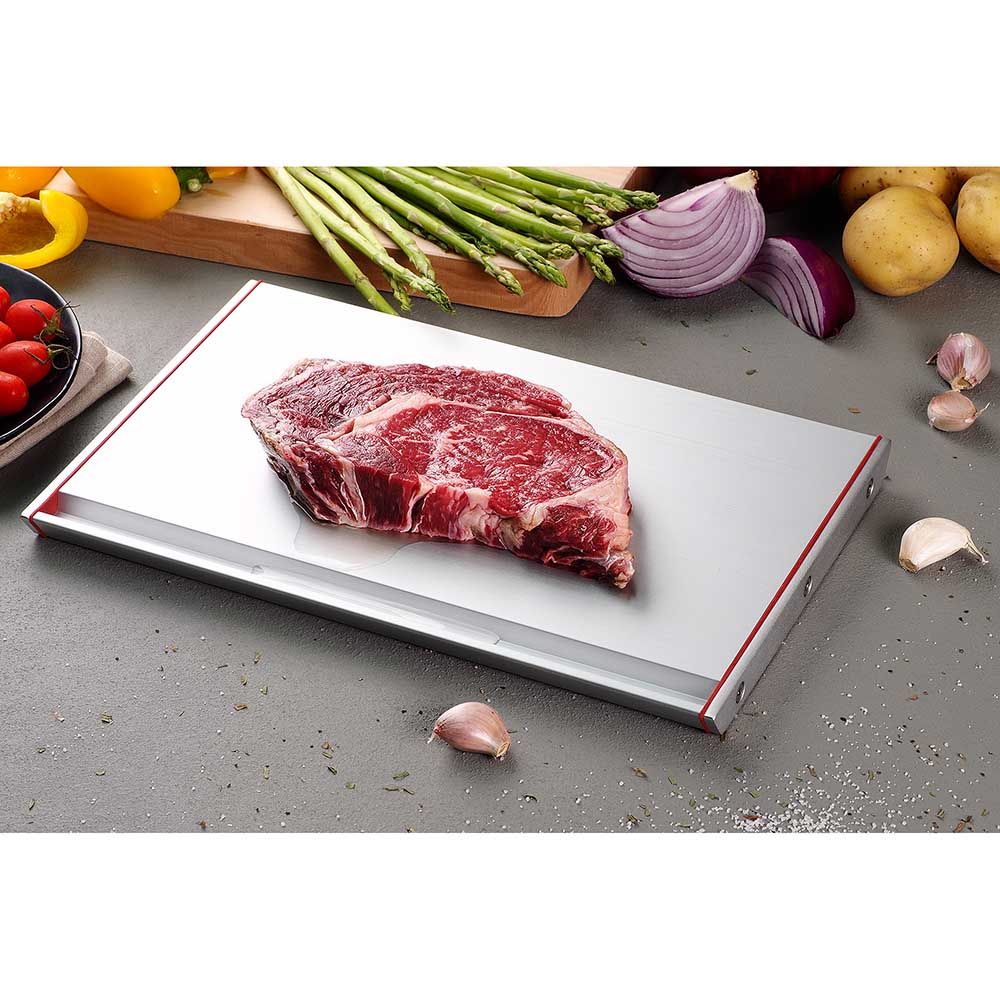 That! Inventions - Thawthat! Modern Defrosting Tray - Silver