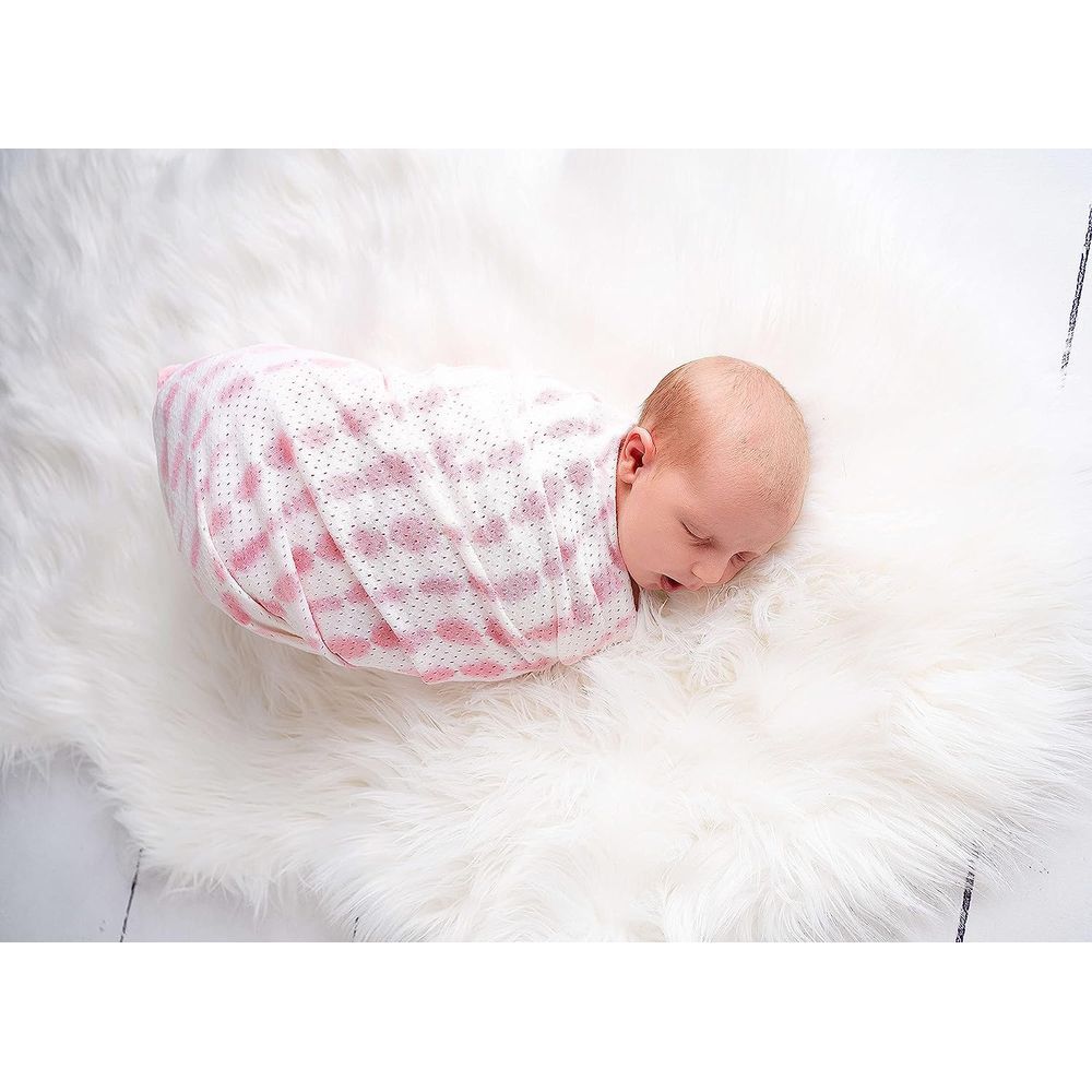 Woombie - Air Wrap Organic Blanket - Dusty Rose