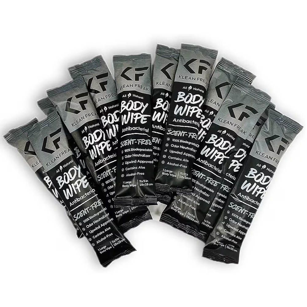 Klean Freak - Body Wipes - Scent Free - 100 Pcs