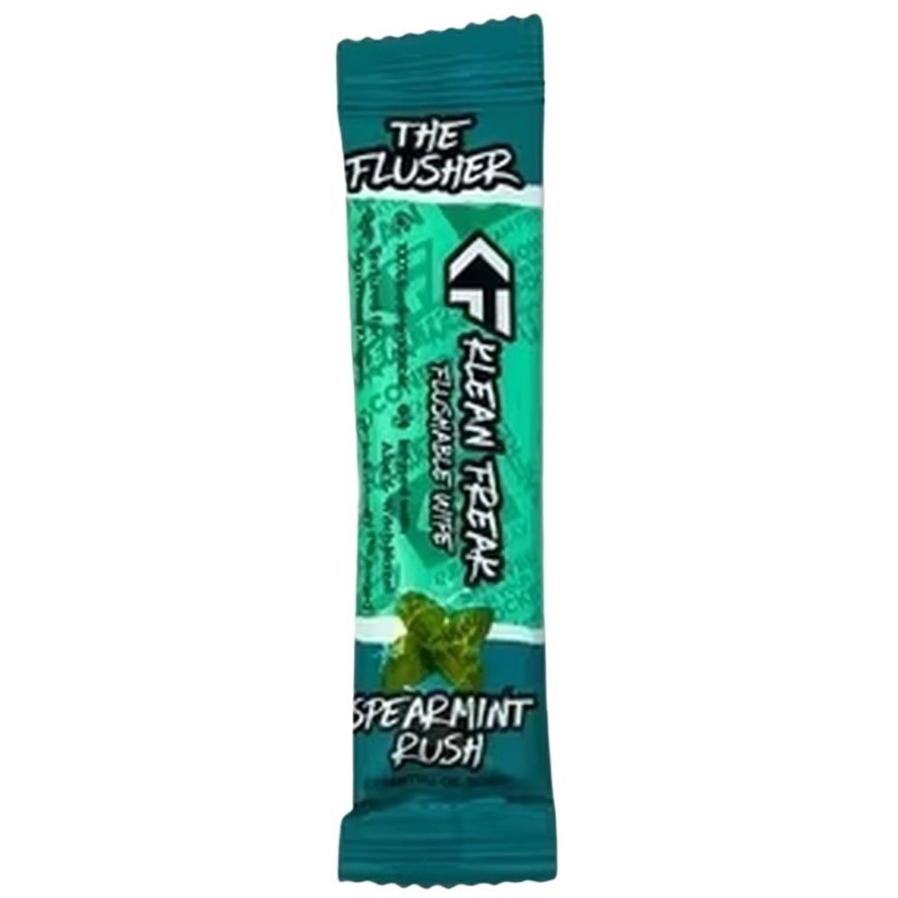 Klean Freak - The Flusher Wipes - Single Sachet - Spearmint Rush