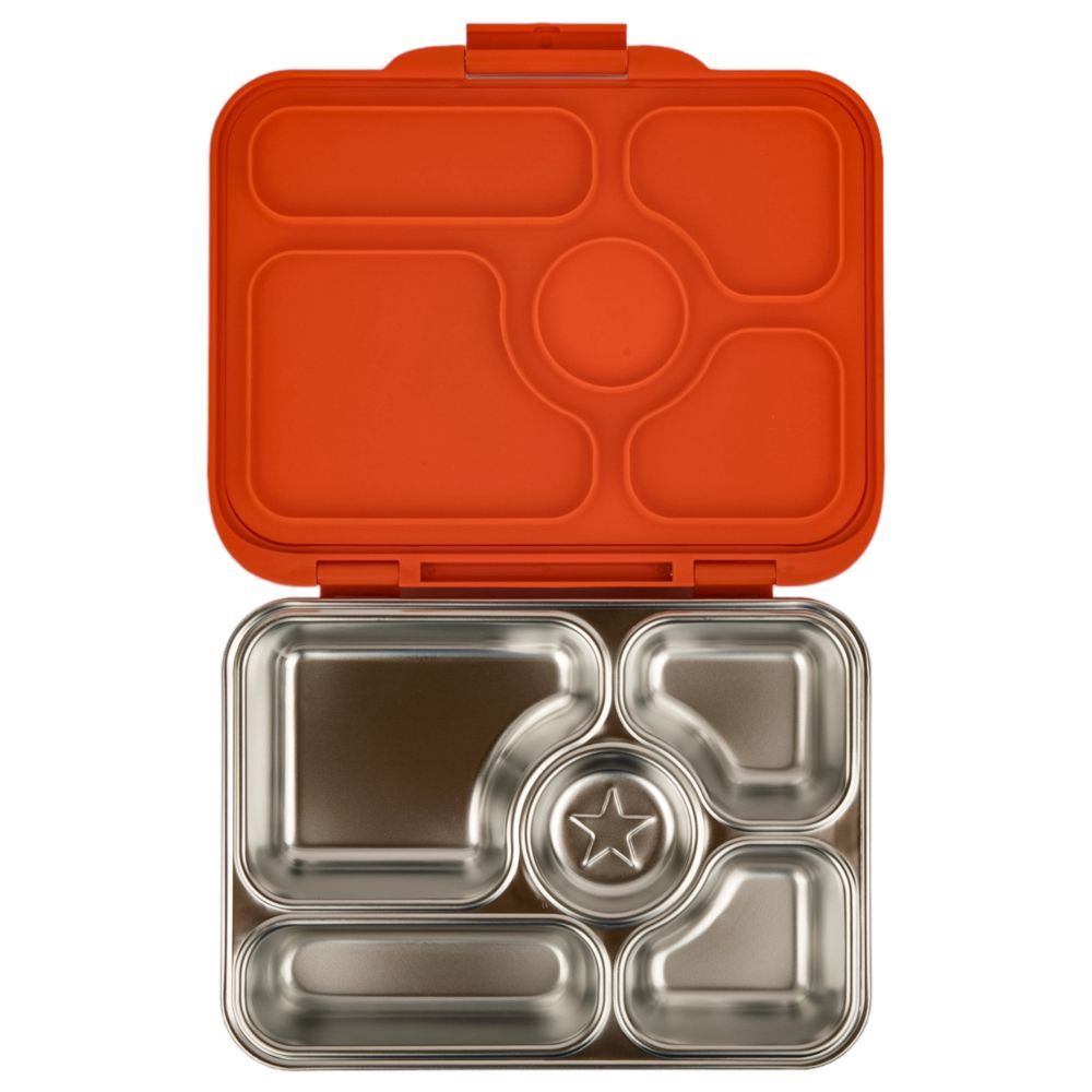 Yumbox - Presto 5 Compartment Bento Lunch Box - Tango Orange