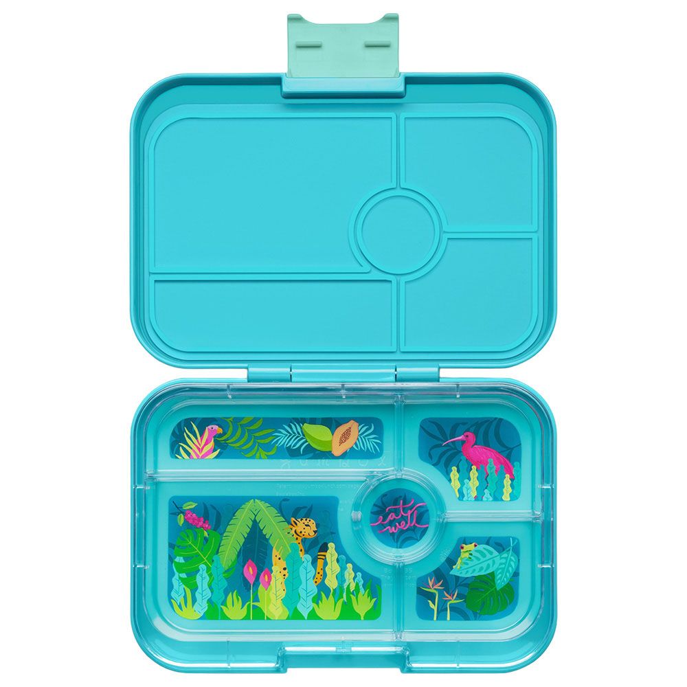 Yumbox - Jungle Tapas 5 Compartments Lunch Box - Antibes Blue