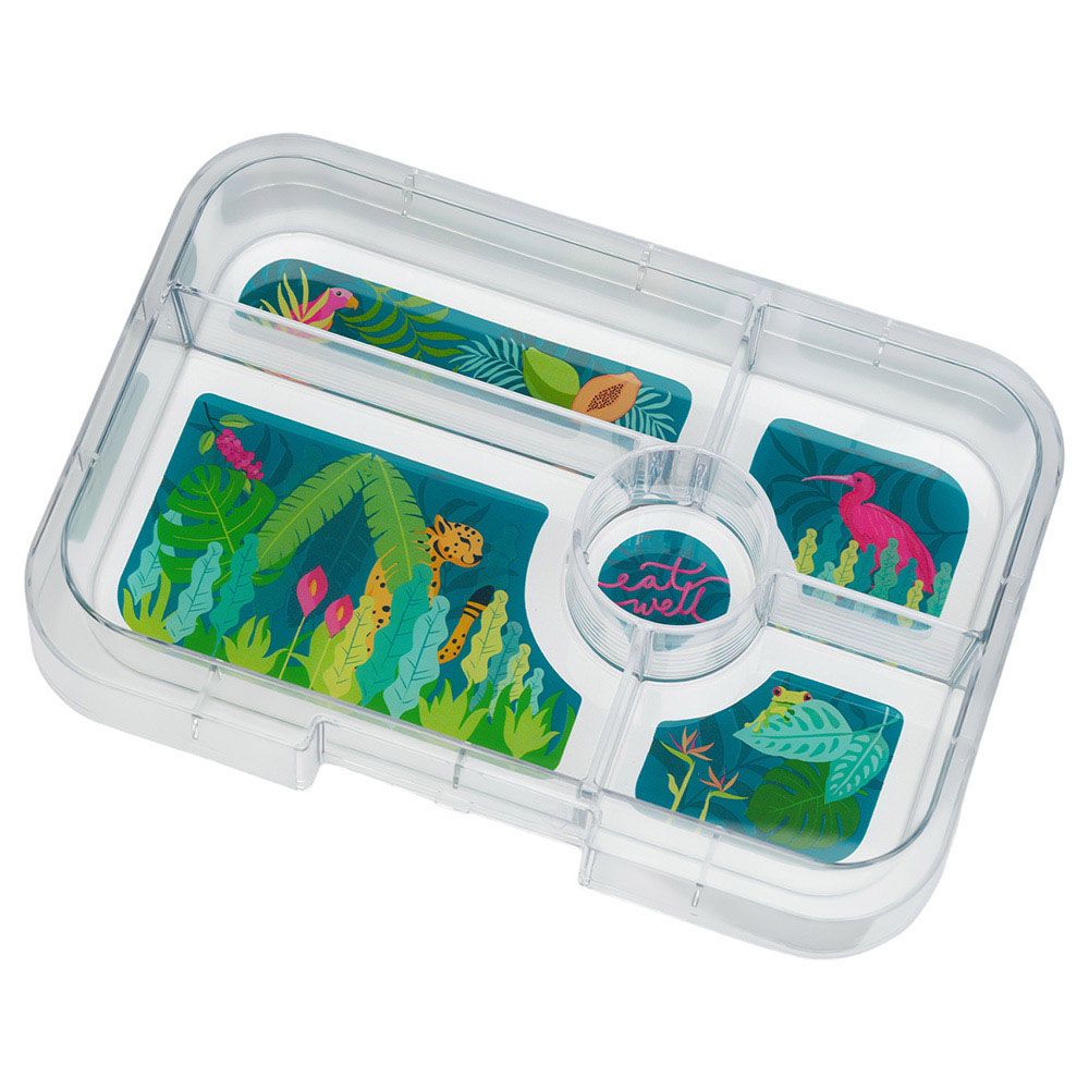 Yumbox - Jungle Tapas 5 Compartments Lunch Box - Antibes Blue