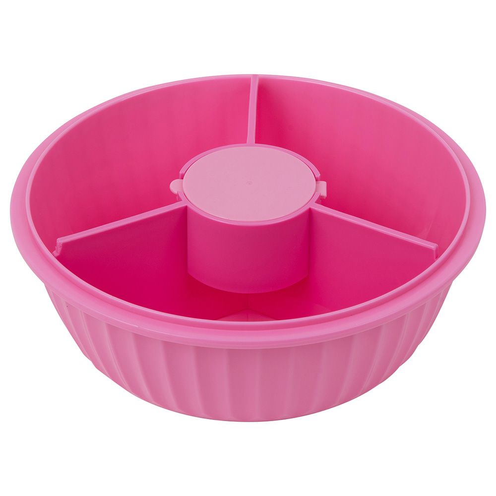 Yumbox - 3 Part Divider Poke Bowls - Guava Pink