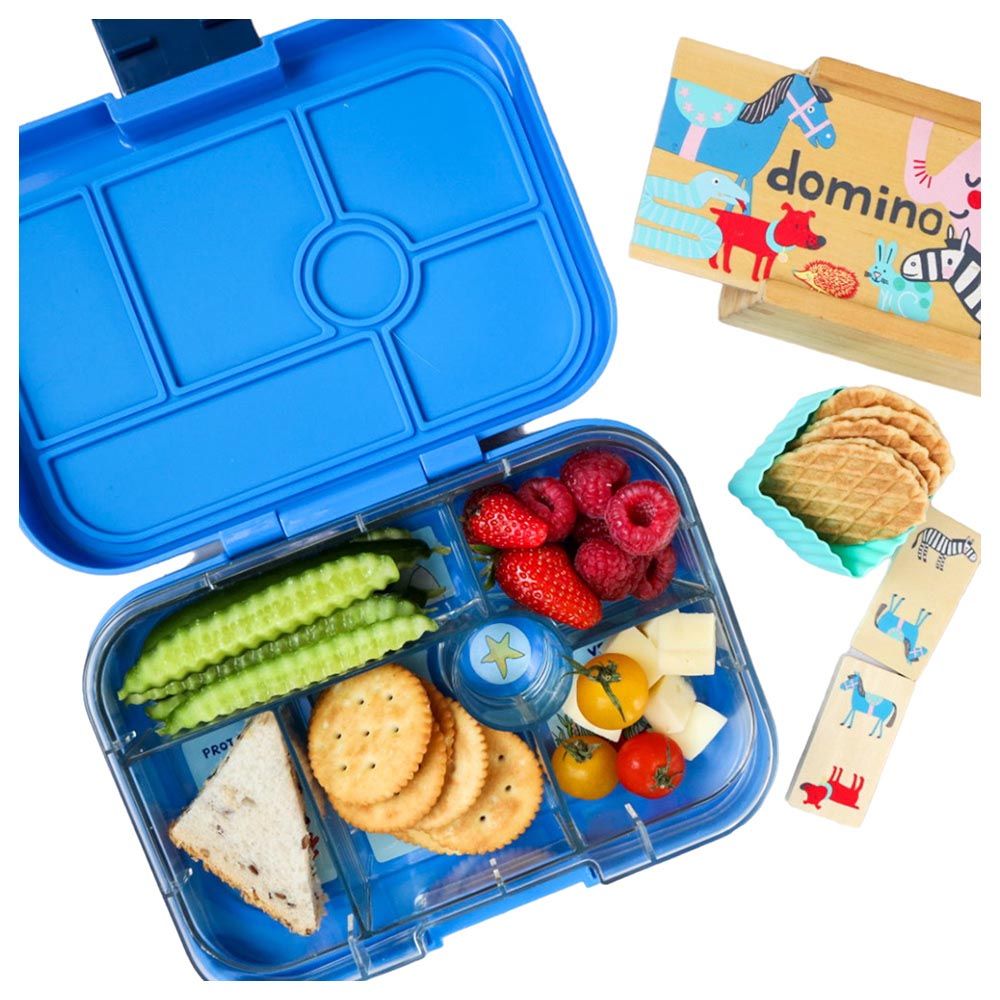 Yumbox - Funny Monster 6 Compartments Lunch Box - Surf Blue