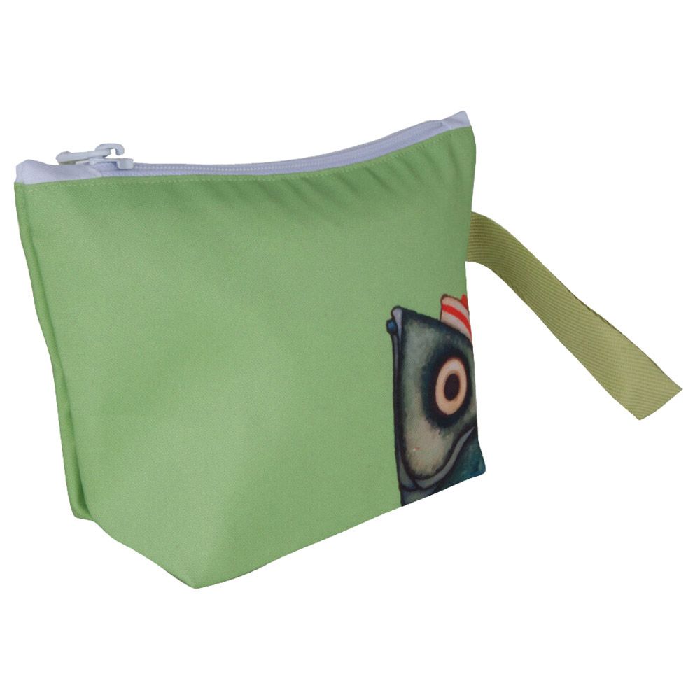 Biggdesign - Travel Cosmetic Bag - 6 x 8-Inch - Green