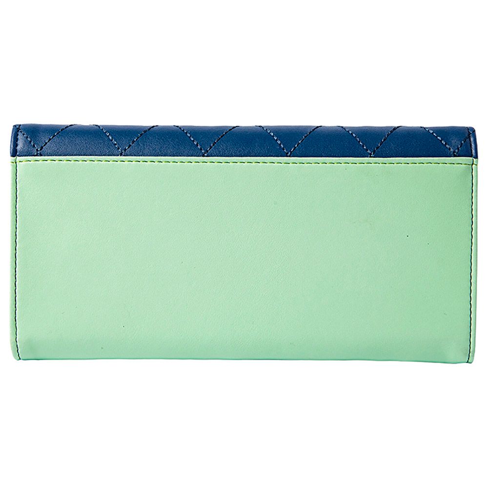 Biggdesign - Evil Eye Embroidered Wallet - Blue