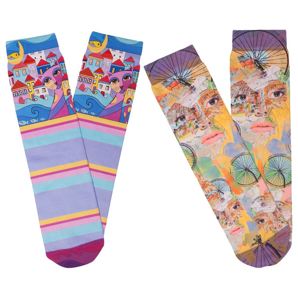 Biggdesign - Premium Quality Cats Women's Socks - 2pcs