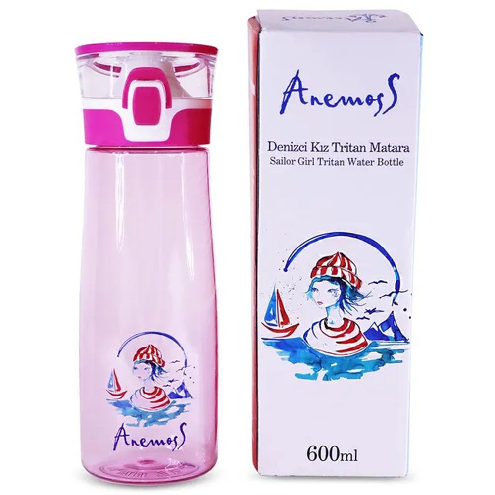 Anemoss - Tritan Water Bottle - 600ml - Sailor Girl