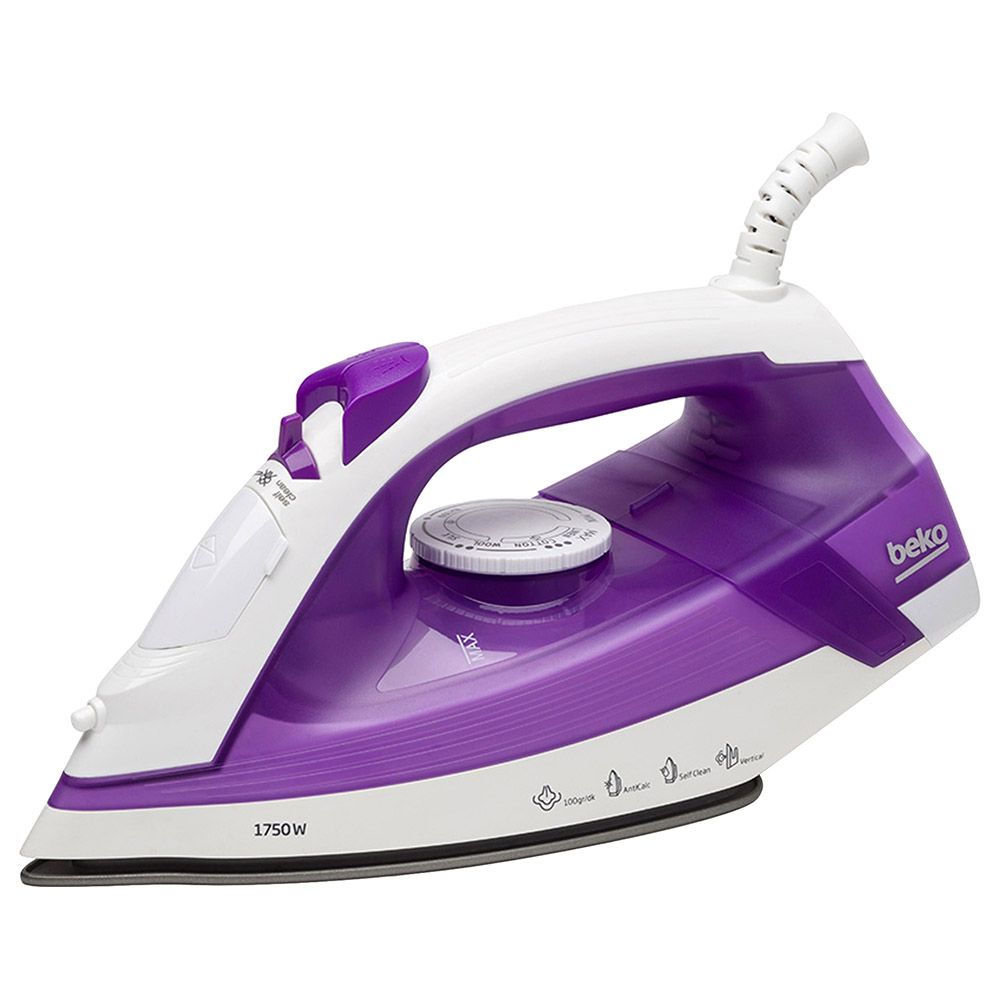 Beko - Steam Iron - Purple/White - 1750 W