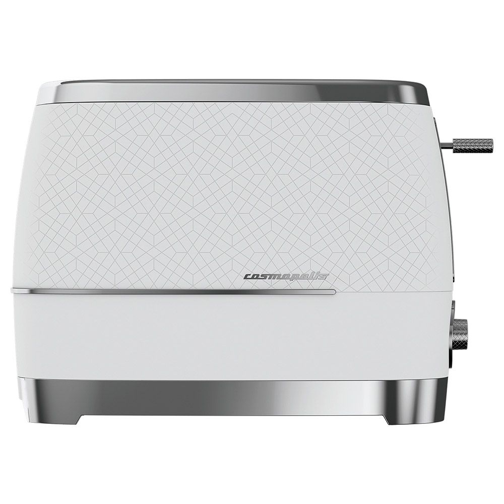 Beko - Cosmopolis 2 Slice Toaster - White/Chrome - 870 W