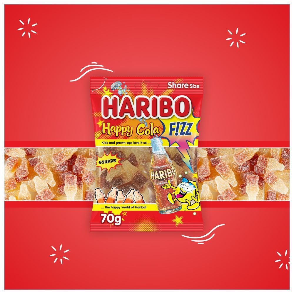 Haribo - Fizz Happy Cola Jelly Candy - 70 g