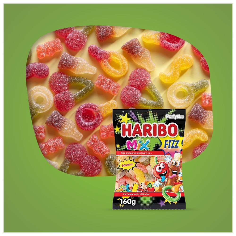 Haribo - Fizz Mix Gummy Candy - 160 g