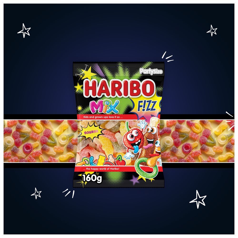 Haribo - Fizz Mix Gummy Candy - 160 g