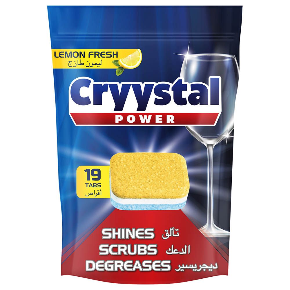 Cryystal Power - Dishwasher Tablets - Pack of 19