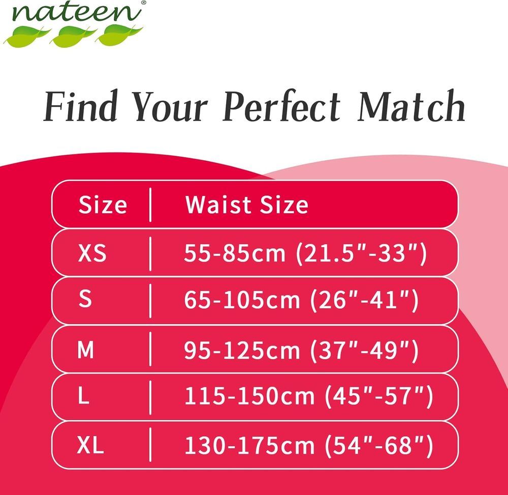 Nateen - Maxi Ultra Combi Incontinence Adult Diapers - Large - 10 Pcs