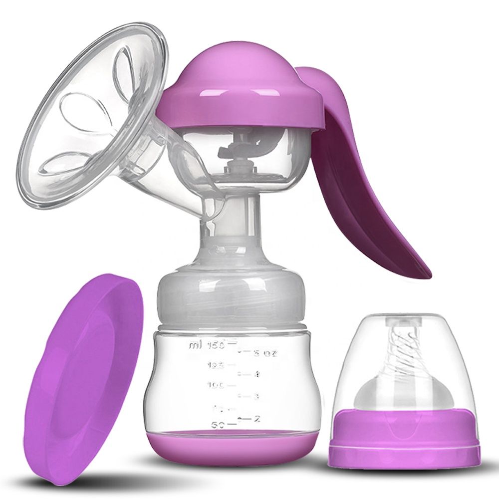 Spectrum - Manual Breast Pump - Purple/Clear