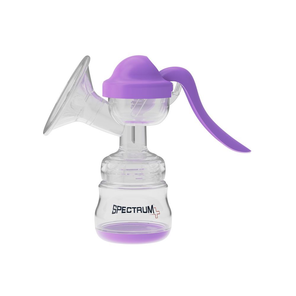 Spectrum - Manual Breast Pump - Purple/Clear